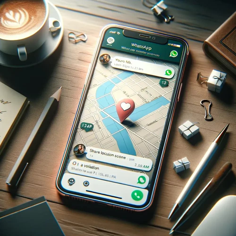 Locatie delen WhatsApp